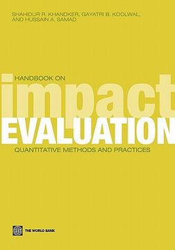 portada handbook on impact evaluation,quantitative methods and practices (en Inglés)