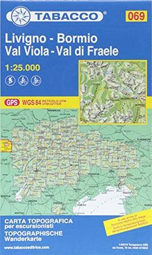 portada Wanderkarte 69 Livigno-Bormio-Passo del Bernina 1: 25 000