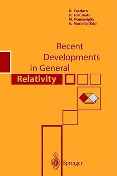 portada recent developments in general relativity (in English)