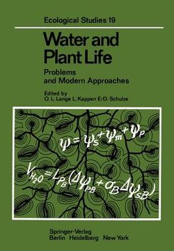 portada water and plant life: problems and modern approaches (en Inglés)