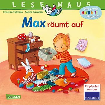 portada Lesemaus 119: Max Rã¤Umt Auf: Ein Bilderbuch mit Vielen Aufrã¤Umtipps Fã¼R die Ganze Familie
