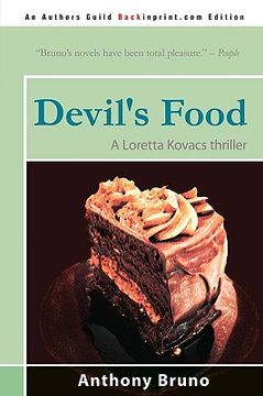 portada devil's food: a loretta kovacs thriller (en Inglés)