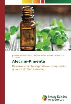 portada Alecrim-Pimenta: Desenvolvimento vegetativo e composição química do óleo essencial (Portuguese Edition)