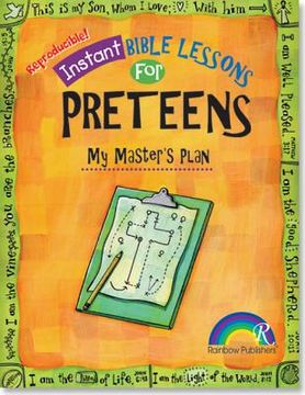 portada instant bible lessons: my master's plan: preteens (en Inglés)