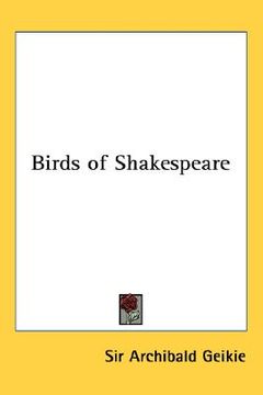 portada birds of shakespeare (en Inglés)