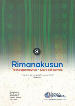 portada Rimanakusun 3: Yachachiqpa Maytun Libro del Alumno y Libro de Tareas (Con cd) (in Spanish)