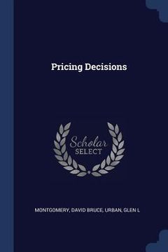 portada Pricing Decisions (in English)