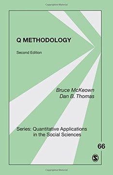 portada Q Methodology: 66 (quantitative Applications In The Social Sciences)
