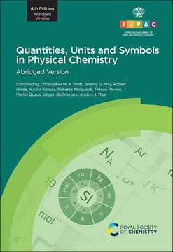 portada Quantities, Units and Symbols in Physical Chemistry: 4th Edition, Abridged Version (in English)