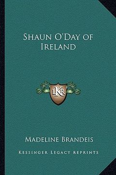 portada shaun o'day of ireland (en Inglés)