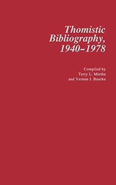 portada Thomistic Bibliography, 1940-1978. (in English)