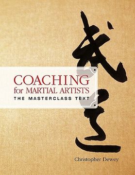 portada coaching for martial artists: the masterclass text (in English)