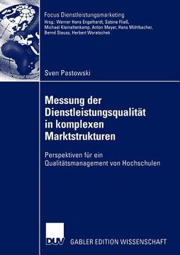 portada messung der dienstleistungsqualitat in komplexen marktstrukturen (en Alemán)