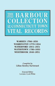 portada the barbour collection of connecticut town vital records [vol. 49] (en Inglés)