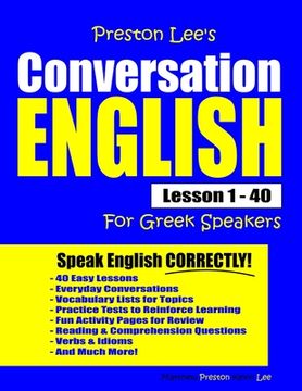 portada Preston Lee's Conversation English For Greek Speakers Lesson 1 - 40 (en Inglés)