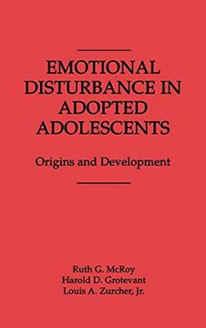 portada Emotional Disturbance in Adopted Adolescents: Origins and Development (en Inglés)