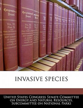 portada invasive species (en Inglés)