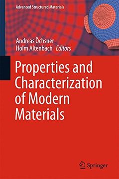 portada Properties and Characterization of Modern Materials (Advanced Structured Materials)