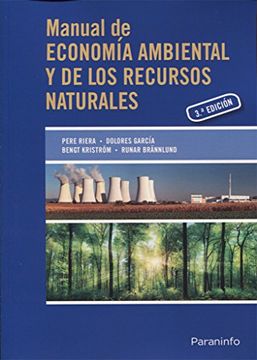 portada Manual de Economía Ambiental y de los Recursos Naturales, 3ª Edición (in Spanish)