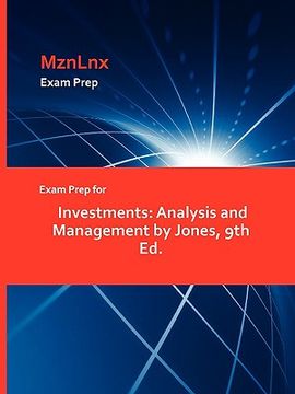 portada exam prep for investments: analysis and management by jones, 9th ed.