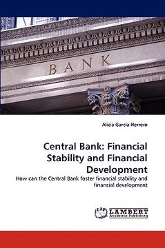 portada central bank: financial stability and financial development (in English)