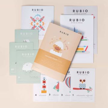 portada Pack de 10 Cuadernos Rubio Educacion Infantil (+3 Años)