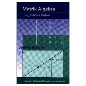 portada Matrix Algebra Using Minimal Matlb [With 3.5 Diskette] (en Inglés)