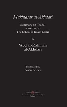 portada Mukhtasar Al-Akhdari: Summary on 'Ibadat According to the School of Imam Malik (en Inglés)