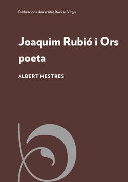 portada Joaquim Rubio i ors Poeta