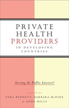 portada Private Health Providers in Developing Countries (in English)