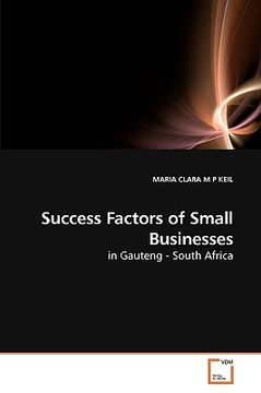 portada success factors of small businesses (en Inglés)