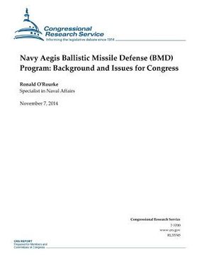 portada Navy Aegis Ballistic Missile Defense (BMD) Program: Background and Issues for Congress