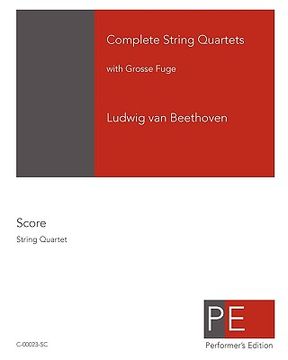 portada Complete String Quartets: With Grosse Fuge (en Inglés)