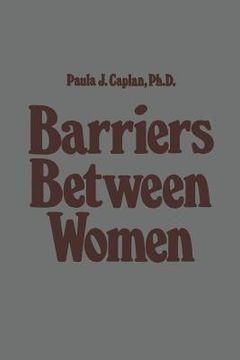 portada Barriers Between Women (en Inglés)