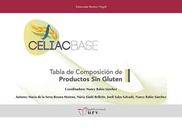 portada Celiacbase. Tabla de Composición de Productos sin Gluten (in Spanish)