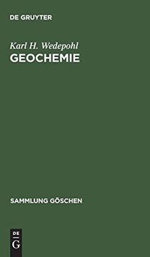 portada Geochemie (Sammlung g Schen) (en Alemán)