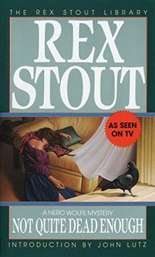 portada Not Quite Dead Enough (The rex Stout Library: A Nero Wolfe Mystery) (en Inglés)