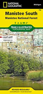 portada Manistee South map [Manistee National Forest] (National Geographic Trails Illustrated Map, 759) (en Inglés)