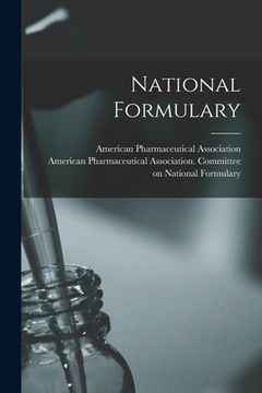 portada National Formulary (en Inglés)