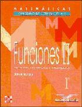 portada Matematicas: Cuaderno de Actividades 2: Funciones ii (1º Bachille Rato) (en Papel) (in Spanish)
