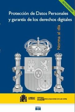 portada Protección de Datos Personales y Garantia de los Derechos Digitales (in Spanish)