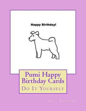 portada Pumi Happy Birthday Cards: Do It Yourself (in English)