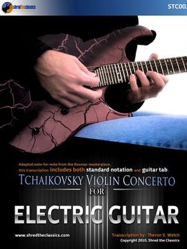 portada Tchaikovsky Violin Concerto in D - for Electric Guitar (in English)