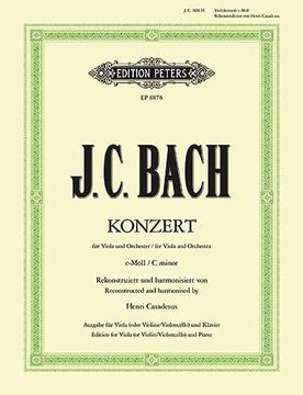 portada Viola Concerto in C Minor (Edition for Viola [Violin/Cello] and Piano) (en Inglés)