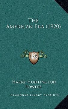 portada the american era (1920) (en Inglés)