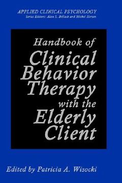 portada handbook of clinical behavior therapy with the elderly client