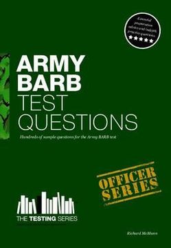 portada army barb test questions: sample test questions for the british army recruit battery test (en Inglés)