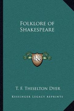 portada folklore of shakespeare (in English)