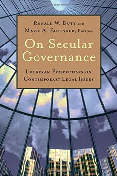 portada On Secular Governance: Lutheran Perspectives on Contemporary Legal Issues (en Inglés)