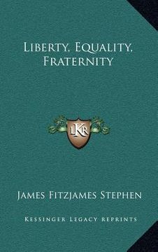 portada liberty, equality, fraternity (en Inglés)